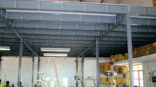  Slotted Angle Mezzanine Floor Racks in Bawal